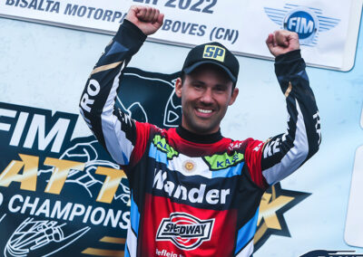 Lorenzato se quedó con la última del Mundial de Flat Track